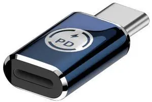 Vszerda Type C USB-C Male to 8P Female Fast Charging 27W Power 480Mbps Data Adapter Compatible with iPhone 15 & Android & Tablet