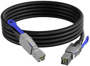 Vszerda SFF-8644 to SFF-8644 Mini SAS HD Data Server Raid Cable,External Mini SAS 36pin SFF-8644 to SFF-8644 for Hard Disk Server, SAN, Raid Card,1m(3.3ft)