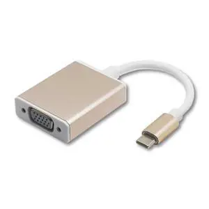 Vszerda USB C to VGA 1080P Compatible with Samsung S20 Series, Z Fold, Galaxy Note, Galaxy Tab, Apple MackBook Thunderbolt 3 Universal Adapter Cable (Rose Gold Adapter) Vszerda USB C to VGA 1080P Compatible with Samsung S20 Series, Z Fold, Galaxy Note, Galaxy Tab, Apple MackBook Thunderbolt 3 Universal Adapter Cable (Rose Gold Adapter)