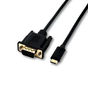 Vszerda USB C to VGA 1080P Compatible with Samsung S20 Series, Z Fold, Galaxy Note, Galaxy Tab, Apple MackBook Thunderbolt 3 Universal Adapter (Black Cable) 6FT Vszerda USB C to VGA 1080P Compatible with Samsung S20 Series, Z Fold, Galaxy Note, Galaxy Tab, Apple MackBook Thunderbolt 3 Universal Adapter (Black Cable) 6FT