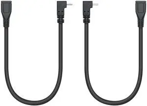 Vszerda Micro USB Extension Cable 9inch, 90 Degree Up & Down Angle Micro USB Male to Female Charging and Data Sync Cable for Phone, Tablet, MP3 Extension and More(1Pair) Vszerda Micro USB Extension Cable 9inch, 90 Degree Up & Down Angle Micro USB Male to Female Charging and Data Sync Cable for Phone, Tablet, MP3 Extension and More(1Pair)