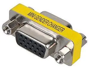 Vszerda VGA SVGA 15 Pin Female to Female F/F Mini Gender Changer Adapter Connector Vszerda VGA SVGA 15 Pin Female to Female F/F Mini Gender Changer Adapter Connector