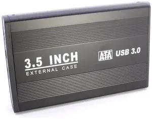 Vszerda 3.5 Inch SATA Hard Drive Enclosure USB 3.0 High Speed External Case Vszerda 3.5 Inch SATA Hard Drive Enclosure USB 3.0 High Speed External Case