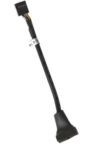 Vszerda USB 3.0 19 Pin / 20 pin Male to Front Panel Towards to USB 2.0 to Motherboard Header Box 9 Pin / 10 pin Female Adapter Converter Joiner Housing Cable Vszerda USB 3.0 19 Pin / 20 pin Male to Front Panel Towards to USB 2.0 to Motherboard Header Box 9 Pin / 10 pin Female Adapter Converter Joiner Housing Cable