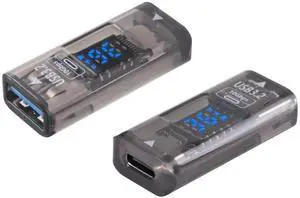 Vszerda USB C Female to USB Female Adapter, Type C to Type A Adapter 3.2 with LED Digital Display, 10Gbps Data Sync & Charging Converter Compatible with iPhone, Galaxy, Laptop, 2-Pack Vszerda USB C Female to USB Female Adapter, Type C to Type A Adapter 3.2 with LED Digital Display, 10Gbps Data Sync & Charging Converter Compatible with iPhone, Galaxy, Laptop, 2-Pack