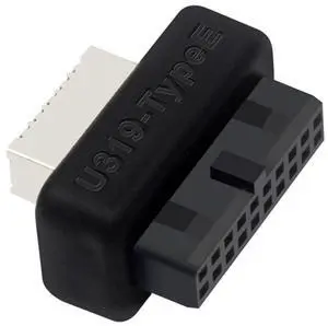 Vszerda USB Front Panel Adapter 19-Pin Internal Connector for PC Motherboards to USB 3.1/3.2 Type-C Front Type-E(19/20Pin) Vszerda USB Front Panel Adapter 19-Pin Internal Connector for PC Motherboards to USB 3.1/3.2 Type-C Front Type-E(19/20Pin)