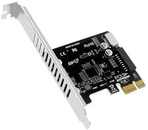 Vszerda 5Gbps Type-E USB 3.1 Front Panel IDC Socket & USB3.0 20Pin to PCI-E 1X Express Card VL805 Adapter for Desktop Motherboard Vszerda 5Gbps Type-E USB 3.1 Front Panel IDC Socket & USB3.0 20Pin to PCI-E 1X Express Card VL805 Adapter for Desktop Motherboard