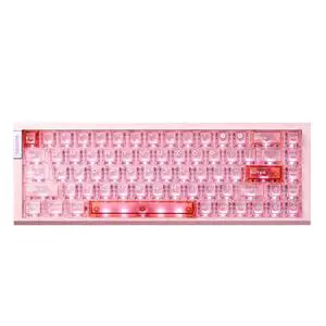Vszerda RS6 Air Hall Effect Gaming Keyboard, 8K Polling, 256K Scan, 0.08 ms Latency, Adjustable 0.0013.3 mm RT, Hard Gasket 5-Layer, Aluminum Plate, 65% 68-Key (Pink-Ice Blade) Vszerda RS6 Air Hall Effect Gaming Keyboard, 8K Polling, 256K Scan, 0.08 ms Latency, Adjustable 0.0013.3 mm RT, Hard Gasket 5-Layer, Aluminum Plate, 65% 68-Key (Pink-Ice Blade)