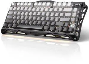 GravaStar Mercury K1 75% Wireless Mechanical Gaming Keyboard, Aluminum Alloy, Gasket Compact Custom Keyboard Hot-Swap Socket, Linear Switches, RGB BacklitGradient Black GravaStar Mercury K1 75% Wireless Mechanical Gaming Keyboard, Aluminum Alloy, Gasket Compact Custom Keyboard Hot-Swap Socket, Linear Switches, RGB BacklitGradient Black