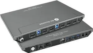 Vszerda AV Access 2-Port Dual Monitor USB 3.0 KVM Switch, 4K@60Hz, EDID Emulation & Hotkey Switch for Gaming & Workstation Vszerda AV Access 2-Port Dual Monitor USB 3.0 KVM Switch, 4K@60Hz, EDID Emulation & Hotkey Switch for Gaming & Workstation