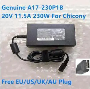 Vszerda Original New Chicony 230W AC Charger A17-230P1B, 20V 11.5A USB-Tip Power Adapter for MSI GE76 Raider 10UG RTX3070 Gaming Laptop Vszerda Original New Chicony 230W AC Charger A17-230P1B, 20V 11.5A USB-Tip Power Adapter for MSI GE76 Raider 10UG RTX3070 Gaming Laptop
