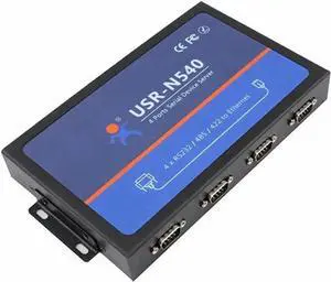 Vszerda USR-N540 4-Port Serial to Ethernet Converter RS232 RS485 RS422 to TCP/IP RJ45 Modbus RTU Gateway Serial Device Server Vszerda USR-N540 4-Port Serial to Ethernet Converter RS232 RS485 RS422 to TCP/IP RJ45 Modbus RTU Gateway Serial Device Server