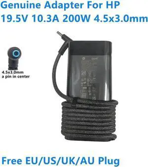 Vszerda 200W AC Laptop Charger 19.5V 10.3A TPN-LA21 TPN-DA21 L73385-001, Replacement Power Adapter for HP OMEN 15 & ZBOOK 17 G3/G4/G5 Vszerda 200W AC Laptop Charger 19.5V 10.3A TPN-LA21 TPN-DA21 L73385-001, Replacement Power Adapter for HP OMEN 15 & ZBOOK 17 G3/G4/G5