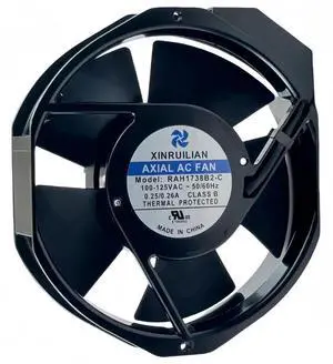 Vszerda XINRUILIAN RAH1738B2-C 172×150×38mm Cabinet Cooling Fan, 100-125V AC 2-Pin Industrial Fan Vszerda XINRUILIAN RAH1738B2-C 172×150×38mm Cabinet Cooling Fan, 100-125V AC 2-Pin Industrial Fan
