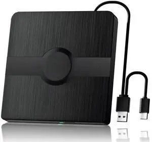 Vszerda Portable 3D External Blu Ray Burner USB3.0 Type-C BD DVD CD RW Reader Writer, Compatible with Windows 10 Mac OS Laptop Desktop PC Vszerda Portable 3D External Blu Ray Burner USB3.0 Type-C BD DVD CD RW Reader Writer, Compatible with Windows 10 Mac OS Laptop Desktop PC