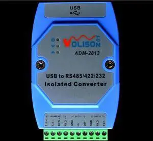 Vszerda ADM-2813 Industrial USB to RS485 RS422 RS232 TTL Converter, FT232 Chip with Photoelectric Isolation, DIN Rail Mount Serial Adapter Vszerda ADM-2813 Industrial USB to RS485 RS422 RS232 TTL Converter, FT232 Chip with Photoelectric Isolation, DIN Rail Mount Serial Adapter