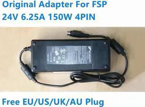 Vszerda 24V 6.25A 150W 4PIN AC DC Power Adapter Replacement for FSP FSP150-AAAN1 FSP150-ABA, Compatible with PIONEER MAW-EM55 POS System Monitor Power Supply Charger Vszerda 24V 6.25A 150W 4PIN AC DC Power Adapter Replacement for FSP FSP150-AAAN1 FSP150-ABA, Compatible with PIONEER MAW-EM55 POS System Monitor Power Supply Charger