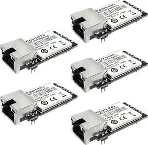 Vszerda Eport-E20 Embedded TTL Serial to Ethernet Module FreeRTOS TCP/IP Server with DHCP Telnet, 5PCS Pack Vszerda Eport-E20 Embedded TTL Serial to Ethernet Module FreeRTOS TCP/IP Server with DHCP Telnet, 5PCS Pack