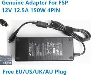 Vszerda FSP FSP150-AHAN1 FSP150-AHB 12V 12.5A 150W 4-Pin AC Power Adapter Laptop Workstation Charger Vszerda FSP FSP150-AHAN1 FSP150-AHB 12V 12.5A 150W 4-Pin AC Power Adapter Laptop Workstation Charger