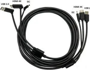 Vszerda 5M 3-in-1 Replacement Cable for HTC Vive, Integrated HDMI USB Power Cord, VR Gaming Accessory Cable Vszerda 5M 3-in-1 Replacement Cable for HTC Vive, Integrated HDMI USB Power Cord, VR Gaming Accessory Cable