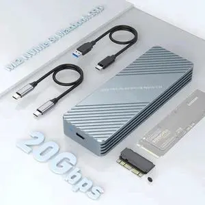 Vszerda USB C 3.2 SSD Enclosure for 12+16 Pin 20132017 Mac Original SSD, Aluminum External Adapter for MacBook Air/Pro Retina, Mac Pro & iMac, Convert Old Apple AHCI Flash SSD to Portable Drive Vszerda USB C 3.2 SSD Enclosure for 12+16 Pin 20132017 Mac Original SSD, Aluminum External Adapter for MacBook Air/Pro Retina, Mac Pro & iMac, Convert Old Apple AHCI Flash SSD to Portable Drive