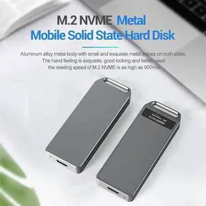 Vszerda M.2 SSD Enclosure, USB 3.1 Gen2 10Gbps Type-C to M.2 Adapter, Dual Protocol External SSD Caddy Supports PCIe NVMe & SATA M/B+M Key SSD, Fits 2230/2242/2260/2280 SSD Up to 1TB Vszerda M.2 SSD Enclosure, USB 3.1 Gen2 10Gbps Type-C to M.2 Adapter, Dual Protocol External SSD Caddy Supports PCIe NVMe & SATA M/B+M Key SSD, Fits 2230/2242/2260/2280 SSD Up to 1TB