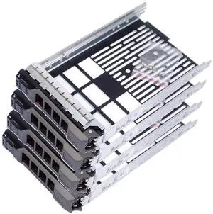 4 Pack 3.5" LFF SAS SATA Hard Drive Tray Caddy Hot Swap Carrier Compatible with Dell PowerEdge 11G 12G 13G R320 R410 R420 R430 R510 R520 R530 R710 R720 R730 T410 T420 T430 T610 T620 T630 T710 Server 4 Pack 3.5" LFF SAS SATA Hard Drive Tray Caddy Hot Swap Carrier Compatible with Dell PowerEdge 11G 12G 13G R320 R410 R420 R430 R510 R520 R530 R710 R720 R730 T410 T420 T430 T610 T620 T630 T710 Server