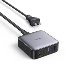 Vszerda UGREEN Nexode 65W GaN 4-Port Desktop Charging Station 2 USB-C + 2 USB-A Fast Charger for MacBook iPad iPhone 17 16 15 Galaxy S25 S24 Pixel 10 9 Steam Deck Vszerda UGREEN Nexode 65W GaN 4-Port Desktop Charging Station 2 USB-C + 2 USB-A Fast Charger for MacBook iPad iPhone 17 16 15 Galaxy S25 S24 Pixel 10 9 Steam Deck