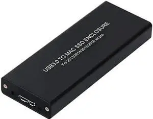 Vszerda USB C 3.0 12+16Pin External SSD Enclosure, Portable Hard Drive Case Only for Apple MacBook Air Pro Retina 2013-2016 Original SSD A1493 A1502, Black Vszerda USB C 3.0 12+16Pin External SSD Enclosure, Portable Hard Drive Case Only for Apple MacBook Air Pro Retina 2013-2016 Original SSD A1493 A1502, Black