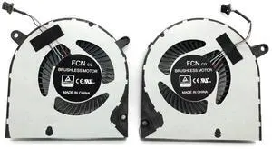 Vszerda New Dual CPU GPU Cooling Fan Kit PN 04NYWG (CPU) / 0160GM (GPU), DC5V 0.5A 4-Pin PWM Blowers for Dell G3 3590 G3-3500 G5 15 5500 G5 SE 5505 Gaming Laptops Vszerda New Dual CPU GPU Cooling Fan Kit PN 04NYWG (CPU) / 0160GM (GPU), DC5V 0.5A 4-Pin PWM Blowers for Dell G3 3590 G3-3500 G5 15 5500 G5 SE 5505 Gaming Laptops