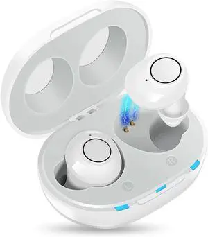 JINGHAO Rechargeable OTC Hearing Aid 16H Battery, Fast Charge, Noise Reduction, Comfort Fit & 30-Day Returns