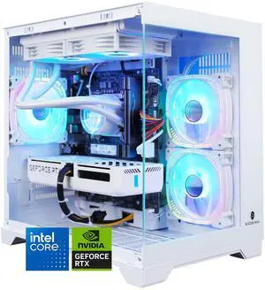 AODU Gaming Desktop PC-Windows 11-Intel Core i5-12490F-GeForce RTX 5060 DLSS 4-DDR4 32GB 3200MHz-1TB M.2 NVMe SSD-600W-panoramic PC case WiFi6 liquid coole Prebuilt Gaming PC i5 12490F | RTX 5060