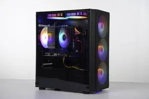 AODU Gaming Desktop-Windows11-AMD Ryzen 5 5600GT 3.4GHz to 4.6GHZ Vega Graphics 7,16GB(8G*2) DDR4 3200MHz,NVME M.2 1TB SSD, Win 11 Ready, Gamer Desktop Computer,Desktop Air coole Prebuilt Gaming PC