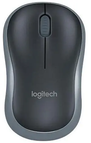 Logitech M185 black 3 Buttons 1 x Wheel USB 2.4Ghz RF Wireless Mouse