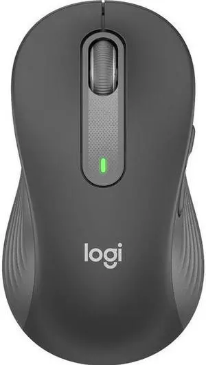 Logitech SIGNATURE M650 Wireless Bluetooth Silent Mouse,  Office , Desktop Laptop Mouse with 2.4GB Receiver, 4000dpi, 5buttons, for Windows® 10 or later/macOS 11 or later/ChromeOS/Linux,  BLACK