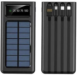 Solar Power Bank 9000000mAh 4 USB Backup External Battery Charger for Cell Phone