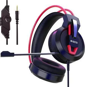 Voistek Gaming Headset 3.5mm with Mic Over-ear Headphone for PC PS4 PS3 Xbox one