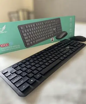 Wireless Keyboard and Mouse Combo, 2.4GHz Ergonomic Slim Quiet For Windows