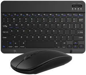 Wireless Bluetooth Keyboard and Mouse Set Rechargeable for iPad Laptop Mac PC