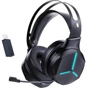 Wireless Bluetooth Gaming Headset, Stereo Over Ear Headphones with Mutable Noise