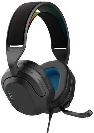 JLab Nightfall Wired Gaming Headset Over Ear, Boom Mic, PS5, PS4, XBox, PC