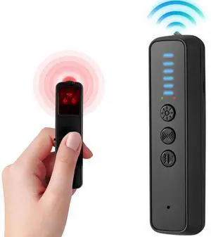WISDUM Professional Anti-Surveillance Detector - Find GPS Trackers, Spy Cams & Bugs with RF Signal Detection