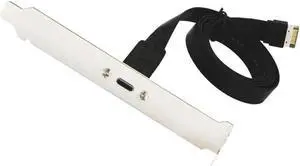 USB 3.1 Type C Front Panel Header Extension Cable,Type E to USB 3.1 Type C Cable,Internal Adapter Cable,with Panel(50cm) USB 3.1 Type C Front Panel Header Extension Cable,Type E to USB 3.1 Type C Cable,Internal Adapter Cable,with Panel(50cm)