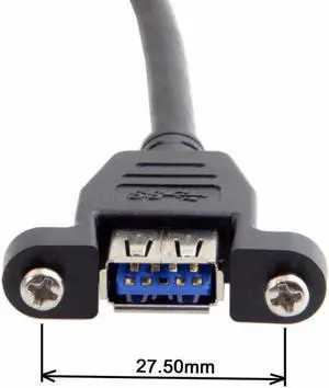 super speed USB 3.0 panel mount Cable female To Male A M F extension cable 0.5m super speed USB 3.0 panel mount Cable female To Male A M F extension cable 0.5m