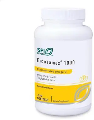 Klaire Labs Eicosamax 1000 TG Fish Oil 120 Softgels