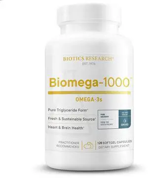 Biotics Research Biomega-1000 Omega 3 (120 Softgels)