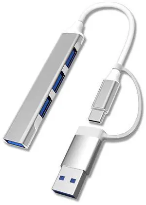 3 in 1 USB C Docking Station Dual  Monitor, 10Gbps USB C HUB , USBC Dock  USB A and C, Gigabit Ethernet