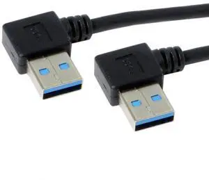 90 Degree Right Angle USB 3.0 Extension Cable, Male to Female High Speed Cord for External Hard Drive & PC, 0.2M Short Cable 90 Degree Right Angle USB 3.0 Extension Cable, Male to Female High Speed Cord for External Hard Drive & PC, 0.2M Short Cable