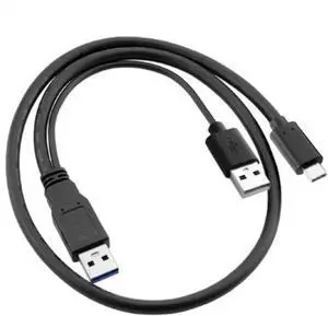 USB-C to Dual USB3.0+USB2.0 Male Y-Splitter Cable, Multi-Power & Data Y Cord for Laptop & External Hard Drive USB-C to Dual USB3.0+USB2.0 Male Y-Splitter Cable, Multi-Power & Data Y Cord for Laptop & External Hard Drive
