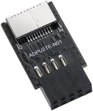 USB 2.0 9Pin Header to Type-E Internal Adapter, Motherboard Front Panel Connector Converter USB 2.0 9Pin Header to Type-E Internal Adapter, Motherboard Front Panel Connector Converter